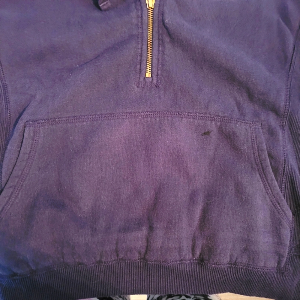 Tommy Hilfiger | Navy Hoodie with Fax Fur Hood - Picture 5 of 7